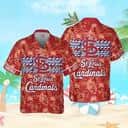 Aloha MLB St. Louis Cardinals Hawaiian Shirt Hibiscus Flower Pattern