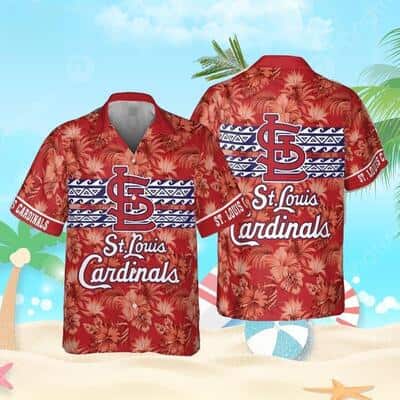 Aloha MLB St. Louis Cardinals Hawaiian Shirt Hibiscus Flower Pattern