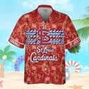 Aloha MLB St. Louis Cardinals Hawaiian Shirt Hibiscus Flower Pattern