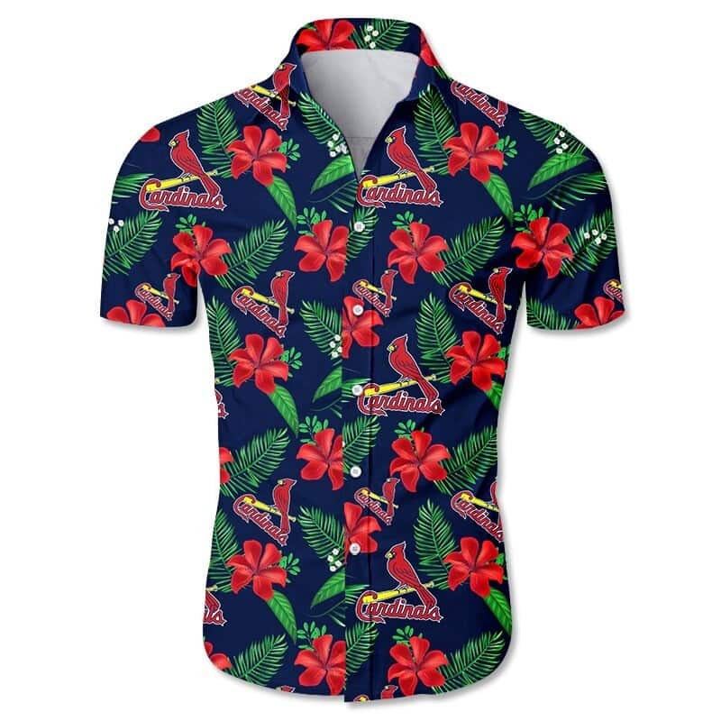 Aloha MLB St. Louis Cardinals Hawaiian Shirt Tropical Flower Beach Gift For Friend Aloha MLB St. Louis Cardinals Hawaiian Shirt Tropical Flower Beach Gift For Friend