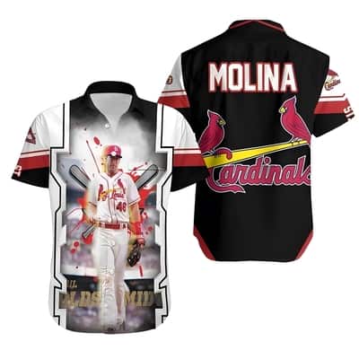 Aloha MLB Molina St. Louis Cardinals Hawaiian Shirt For Baseball Fans Aloha MLB Molina St. Louis Cardinals Hawaiian Shirt For Baseball Fans