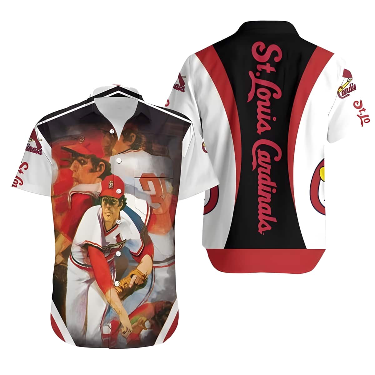 Aloha MLB St. Louis Cardinals Hawaiian Shirt Gift For Baseball Dad Aloha MLB St. Louis Cardinals Hawaiian Shirt Gift For Baseball Dad