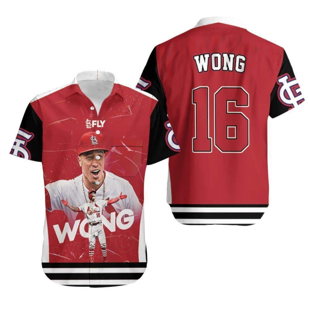 MLB St. Louis Cardinals Hawaiian Shirt 16 Kolten Wong MLB St. Louis Cardinals Hawaiian Shirt 16 Kolten Wong