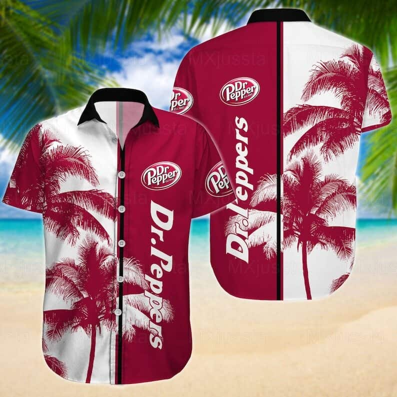 Aloha Dr Pepper Beer Hawaiian Shirt Summer Beach Gift