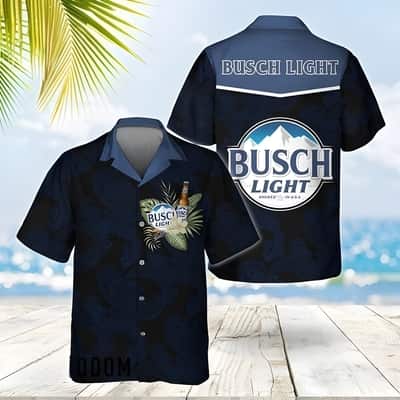 Busch Light Beer Hawaiian Shirt Polynesian Tribal Pattern Summer Beach Gift Busch Light Beer Hawaiian Shirt Polynesian Tribal Pattern Summer Beach Gift