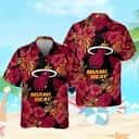 Summer Aloha NBA Miami Heat Hawaiian Shirt Hibiscus Flower Pattern Summer Aloha NBA Miami Heat Hawaiian Shirt Hibiscus Flower Pattern