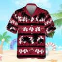NBA Miami Heat Hawaiian Shirt White Hibiscus Flower On Red Background NBA Miami Heat Hawaiian Shirt White Hibiscus Flower On Red Background