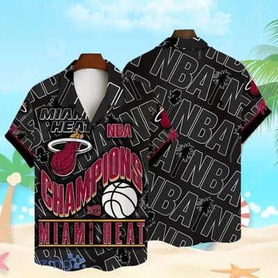 National Basketball Association Miami Heats Hawaiian Shirt Gift For Beach Lovers National Basketball Association Miami Heats Hawaiian Shirt Gift For Beach Lovers