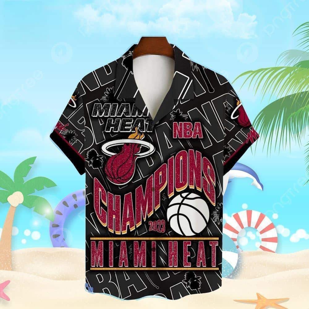 National Basketball Association Miami Heats Hawaiian Shirt Gift For Beach Lovers National Basketball Association Miami Heats Hawaiian Shirt Gift For Beach Lovers