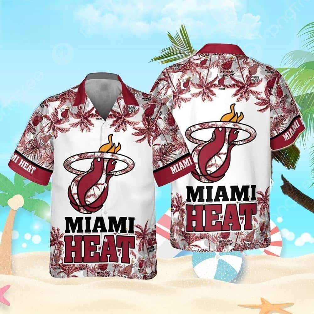 NBA Miami Heat Hawaiian Shirt Summer Beach Gift NBA Miami Heat Hawaiian Shirt Summer Beach Gift