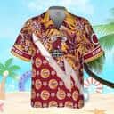 Summer Aloha Miami Heat Hawaiian Shirt Tropical And Basketball Pattern Summer Aloha Miami Heat Hawaiian Shirt Tropical And Basketball Pattern