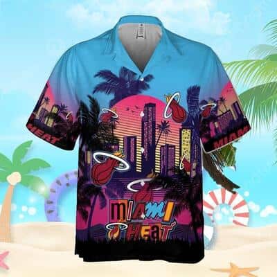 Miami Heat Hawaiian Shirt National Basketball Association Beach Gift For Friend Miami Heat Hawaiian Shirt National Basketball Association Beach Gift For Friend