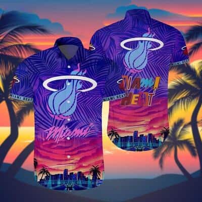 Summer Aloha NBA Miami Heat Hawaiian Shirt Beach Gift For Friend Summer Aloha NBA Miami Heat Hawaiian Shirt Beach Gift For Friend