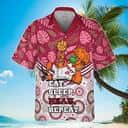 Burnie Miami Heat Hawaiian Shirt Eat Sleep Heat Repeat Palm Leaves Pattern Burnie Miami Heat Hawaiian Shirt Eat Sleep Heat Repeat Palm Leaves Pattern