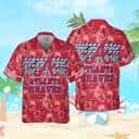 MLB Atlanta Braves Hawaiian Shirt Hibiscus Flower Pattern All Over Print MLB Atlanta Braves Hawaiian Shirt Hibiscus Flower Pattern All Over Print