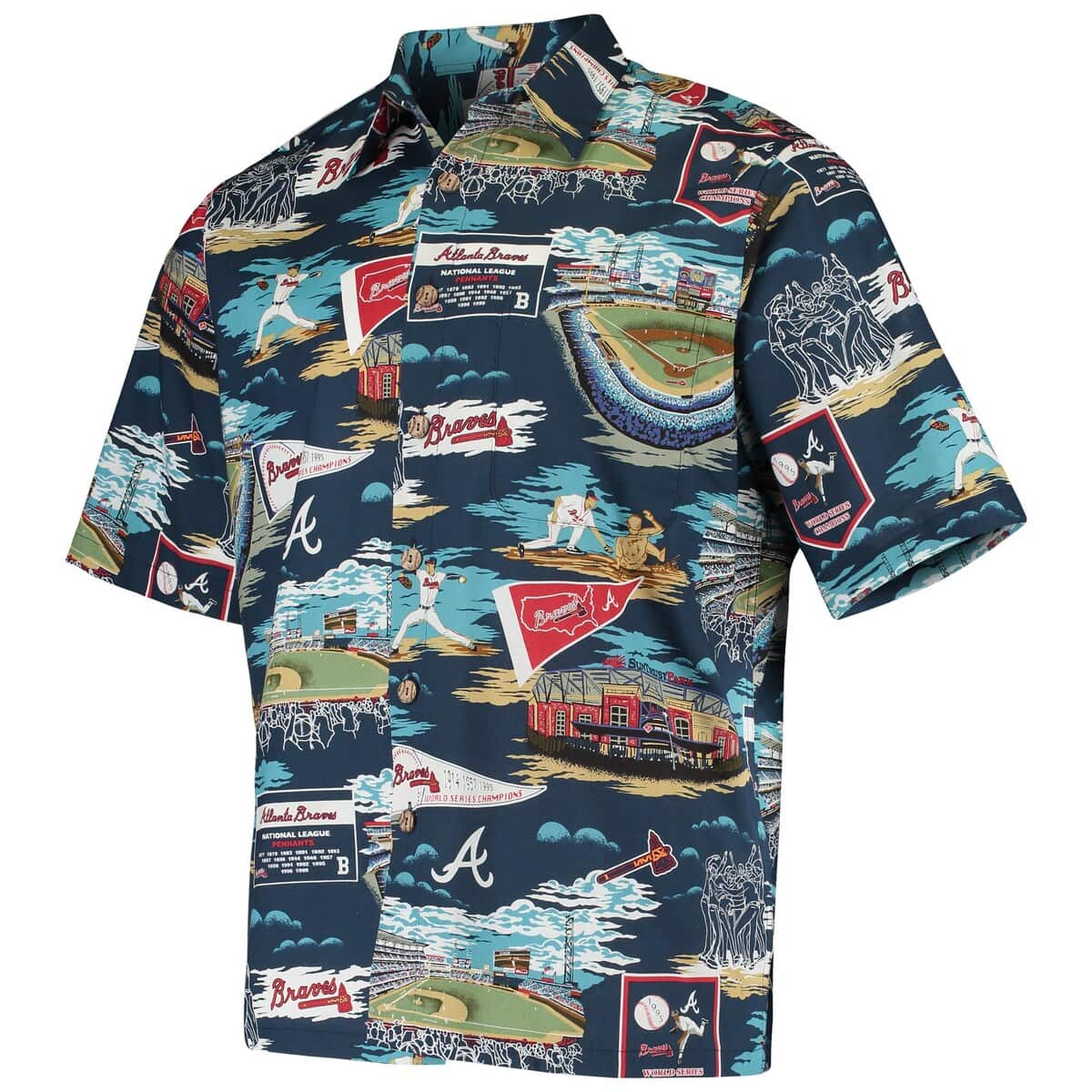 Aloha MLB Atlanta Braves Hawaiian Shirt Gift For Beach Vacation Aloha MLB Atlanta Braves Hawaiian Shirt Gift For Beach Vacation