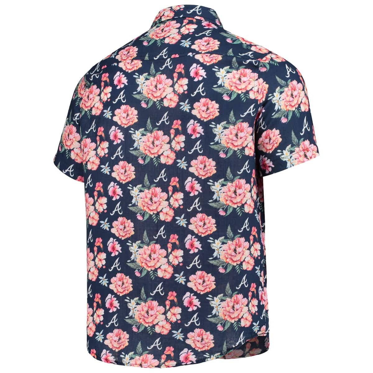 MLB Atlanta Braves Hawaiian Shirt Flora Pattern Beach Gift For Friend MLB Atlanta Braves Hawaiian Shirt Flora Pattern Beach Gift For Friend