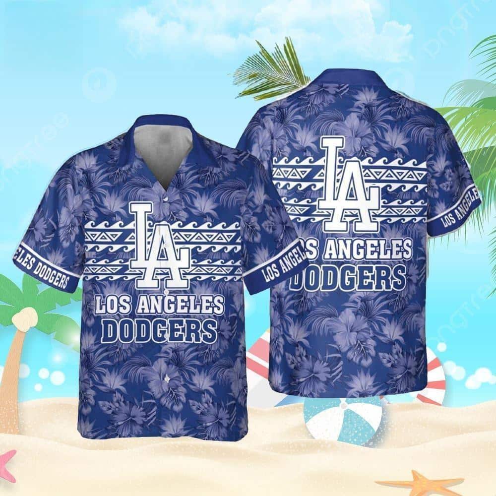Aloha MLB Los Angeles Dodgers Hawaiian Shirt Hibiscus Pattern Baseball Fans Gift Aloha MLB Los Angeles Dodgers Hawaiian Shirt Hibiscus Pattern Baseball Fans Gift