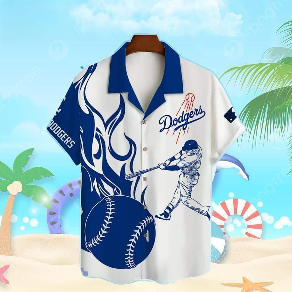 Aloha MLB Los Angeles Dodgers Hawaiian Shirt Beach Gift For Him