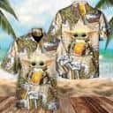 Aloha Star Wars Baby Yoda And Wheat Beer Hawaiian Shirt Aloha Star Wars Baby Yoda And Wheat Beer Hawaiian Shirt