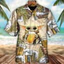 Aloha Star Wars Baby Yoda And Wheat Beer Hawaiian Shirt
