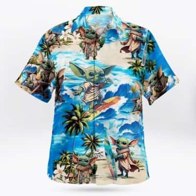 Yoda Star Wars Surfing Hawaiian Shirt Aloha Summer Gift For Friend