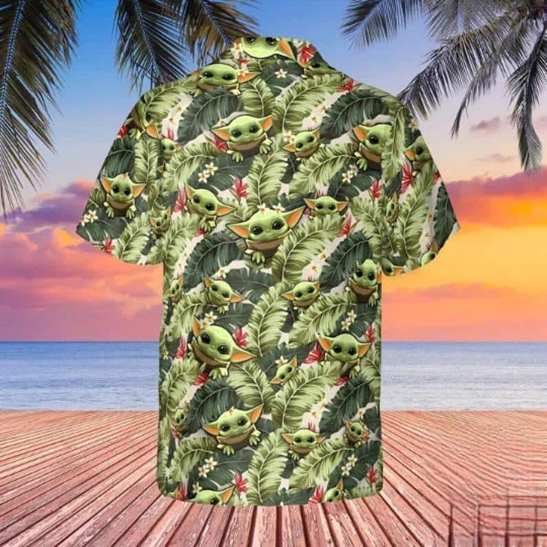 Baby Yoda Star Wars Hawaiian Shirt Banana Leaves Pattern Beach Gift For Best Friend Baby Yoda Star Wars Hawaiian Shirt Banana Leaves Pattern Beach Gift For Best Friend