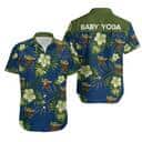 Baby Yoda Star Wars Hawaiian Shirt Hibiscus Pattern Beach Lovers Gift