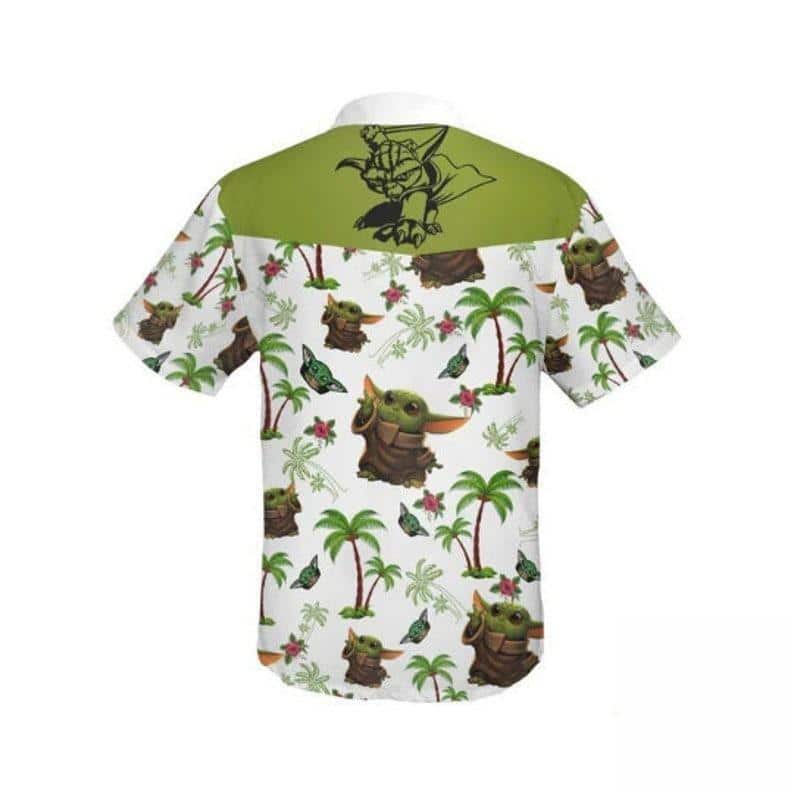 Baby Yoda Star Wars Hawaiian Shirt Beach Pattern Summer Holiday Gift