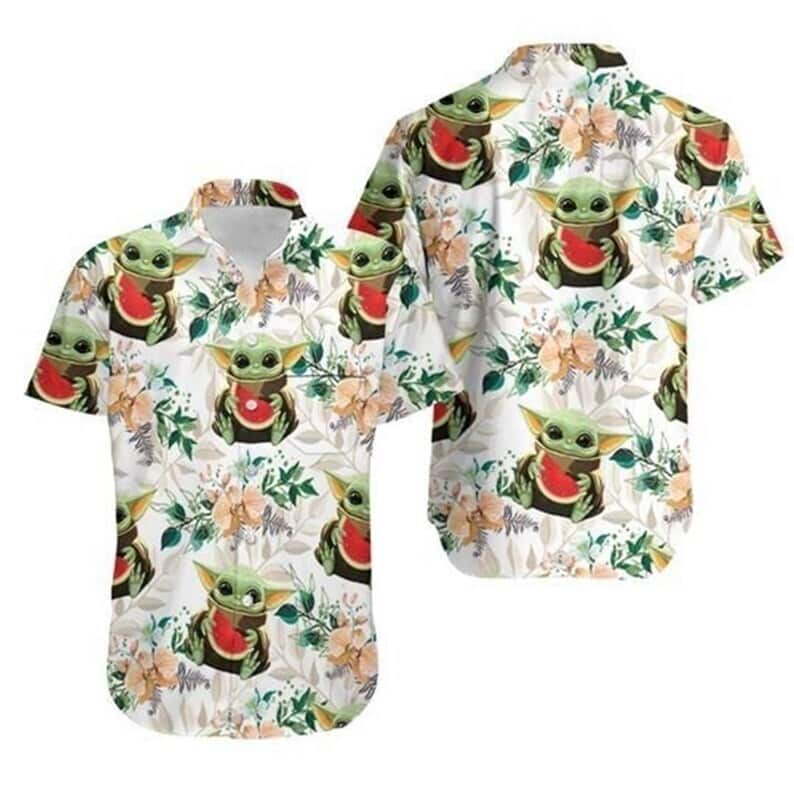 Aloha Baby Yoda Star Wars Hawaiian Shirt The Mandalorian Gift For Beach Trip Aloha Baby Yoda Star Wars Hawaiian Shirt The Mandalorian Gift For Beach Trip