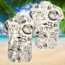 Baby Yoda Star Wars Hawaiian Shirt Gift For Mandalorian Fans