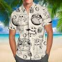 Baby Yoda Star Wars Hawaiian Shirt Gift For Mandalorian Fans Baby Yoda Star Wars Hawaiian Shirt Gift For Mandalorian Fans