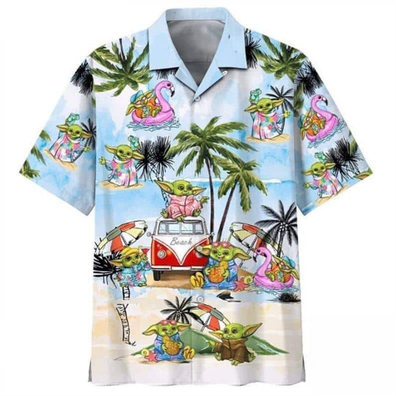 Summer Aloha Baby Yoda Star Wars Hawaiian Shirt Summer Gift For Friend Summer Aloha Baby Yoda Star Wars Hawaiian Shirt Summer Gift For Friend