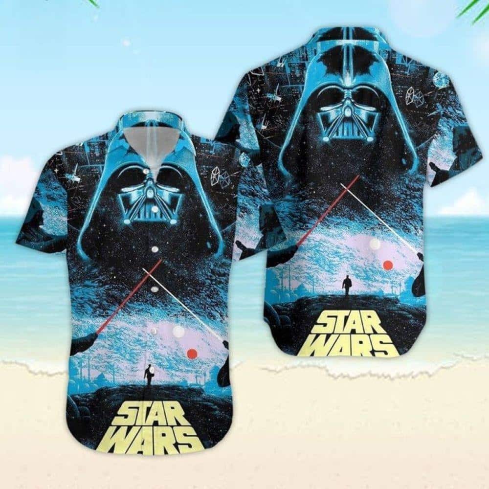Darth Vader Star Wars Galaxy Hawaiian Shirt Gift For Movie Lovers