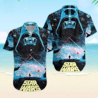 Darth Vader Star Wars Galaxy Hawaiian Shirt Gift For Movie Lovers
