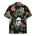 Star Wars Stormtrooper & Spaceship Hawaiian Shirt Hibicus Pattern Star Wars Stormtrooper & Spaceship Hawaiian Shirt Hibicus Pattern