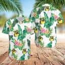 White Aloha Star Wars Baby Yoda Hugging Bananas Tropical Leaves Hawaiian Shirt White Aloha Star Wars Baby Yoda Hugging Bananas Tropical Leaves Hawaiian Shirt