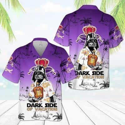 Crown Royal Star Wars Darth Vader Dark Side Of Vacation Hawaiian Shirt Crown Royal Star Wars Darth Vader Dark Side Of Vacation Hawaiian Shirt