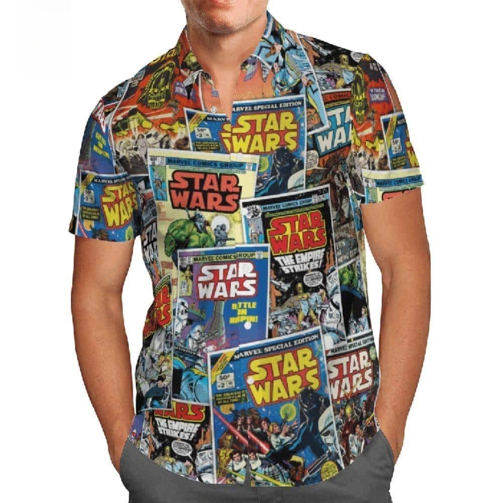 Magazine Star Wars Hawaiian Shirt Gift For Movie Lovers