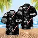 Black Aloha Darth Vader Hawaiian Shirt Gift For Beach Vacation Black Aloha Darth Vader Hawaiian Shirt Gift For Beach Vacation
