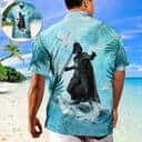 Summer Aloha Star Wars Darth Vader Surfing Hawaiian Shirt Beach Gift