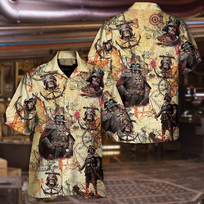 Star Wars Darth Vader Pirates Hawaiian Shirt Beach Vacation Gift