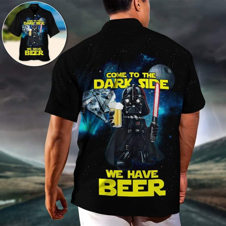 Star Wars Darth Vader Hawaiian Shirt Come To The Dark Side We Have Beer Star Wars Darth Vader Hawaiian Shirt Come To The Dark Side We Have Beer