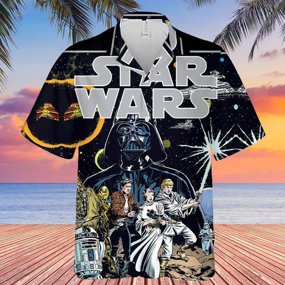 Summer Aloha Darth Vader Baseball Jersey Beach Gift For Star Wars Fans