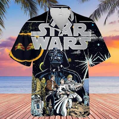 Summer Aloha Darth Vader Hawaiian Shirt Beach Gift For Star Wars Fans