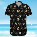 Black Aloha Star Wars Darth Vader Hawaiian Shirt Gift For Movie Lovers