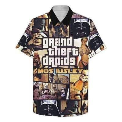 Grand Theft Droids Mos Eisley Star Wars Hawaiian Shirt All Over Print