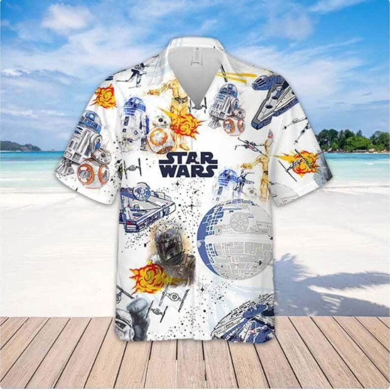 Spaceship Star Wars Hawaiian Shirt Gift For Beach Vacation Spaceship Star Wars Hawaiian Shirt Gift For Beach Vacation