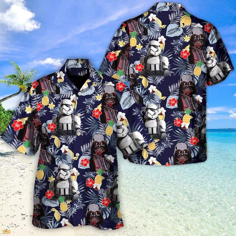 Summer Aloha Star Wars Darth Vader Hawaiian Shirt Stormtrooper Flower Pattern