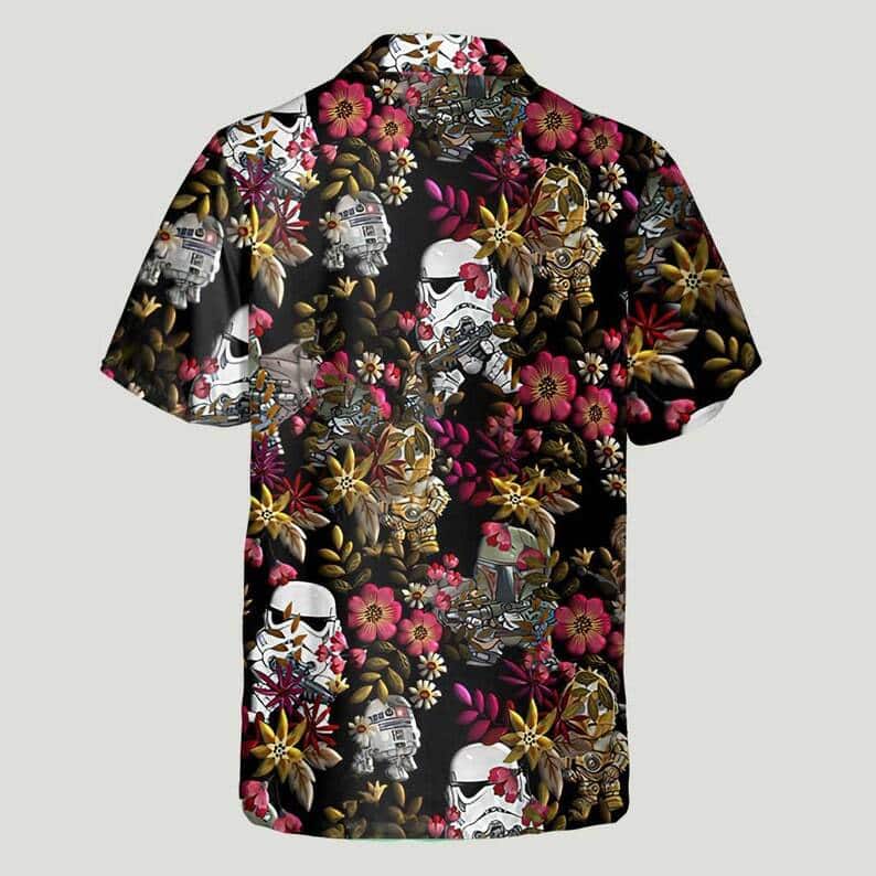 Star Wars Hawaiian Shirt Tropical Flowers Pattern Summer Gift For Friend Star Wars Hawaiian Shirt Tropical Flowers Pattern Summer Gift For Friend
